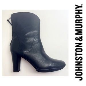 JOHNSTON & MURPHY LEATHER CHARLOTTE BIT BOOTIE Size 9 1/2M